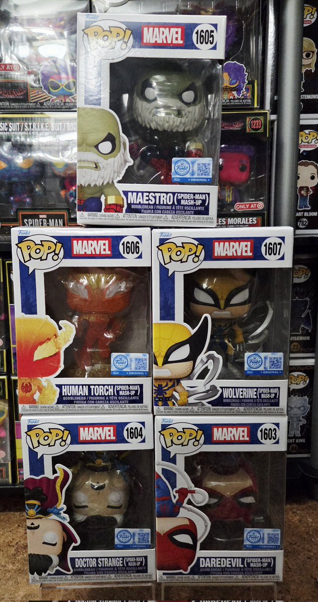 ironman2691's tweet photo. Mall find 👀!! Ran to the mall today. Target had the Spider Man mash-ups and BoxLunch had Legends Biggs! Pretty good score! #FunkoPop #FunkoFam #SpiderMan #Marvel #StatWars #Legends https://t.co/KGSGsn5OgM