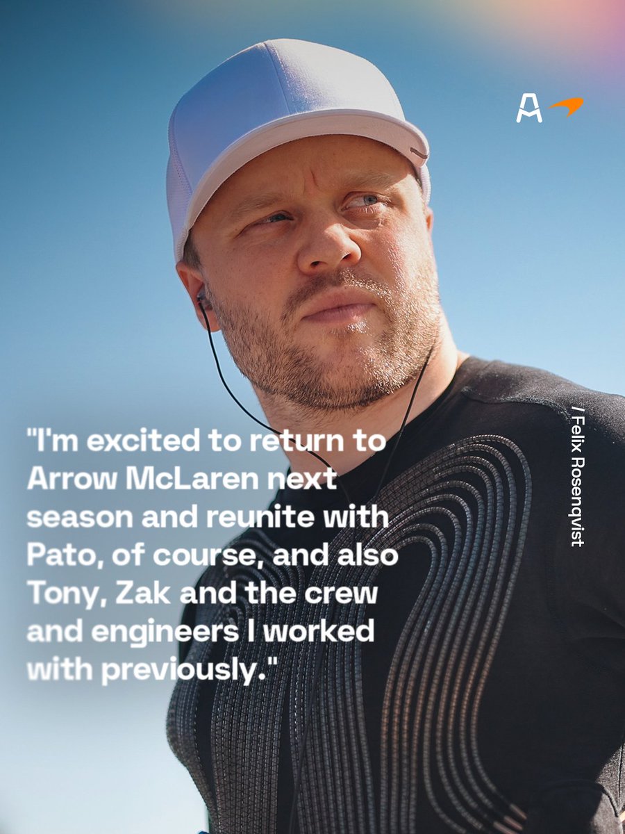 ArrowMcLaren's tweet photo. FRO is BACK. 👊 https://t.co/OPy7ID12yq