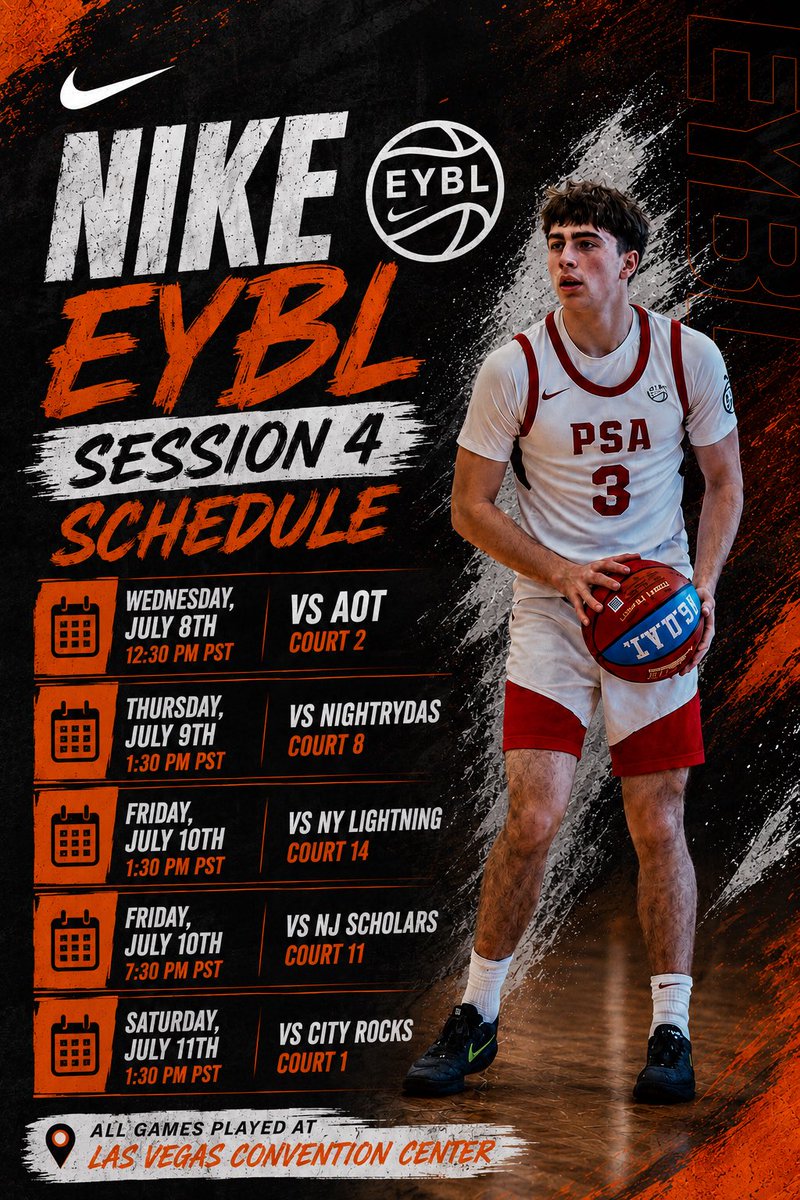 jayrodd223's tweet photo. Session 4 Schedule! @PSACardinals https://t.co/vHMcARRnFW