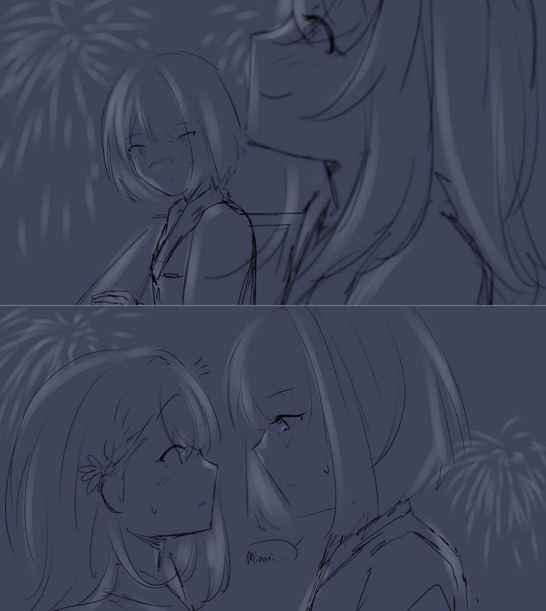 idolshineitaii's tweet photo. #minoharuweek2026 day 2: date !! + lazy comic ☘️🐧
first post on X ooo so scary .. i genuinely downloaded X again just for mnhr week hdjqjskd 
#prsk_FA https://t.co/gnUmBnfQ9C