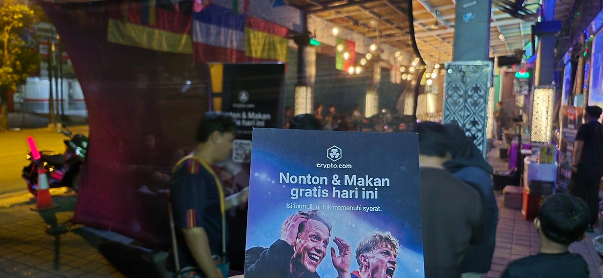 Stenlyweb3's tweet photo. Thanks https://t.co/CThz8PQXoJ

Portugal VS Spain watch party

#crofam #Crofam_Indonesia #Crofam_Bali https://t.co/tXbXjCF8BL