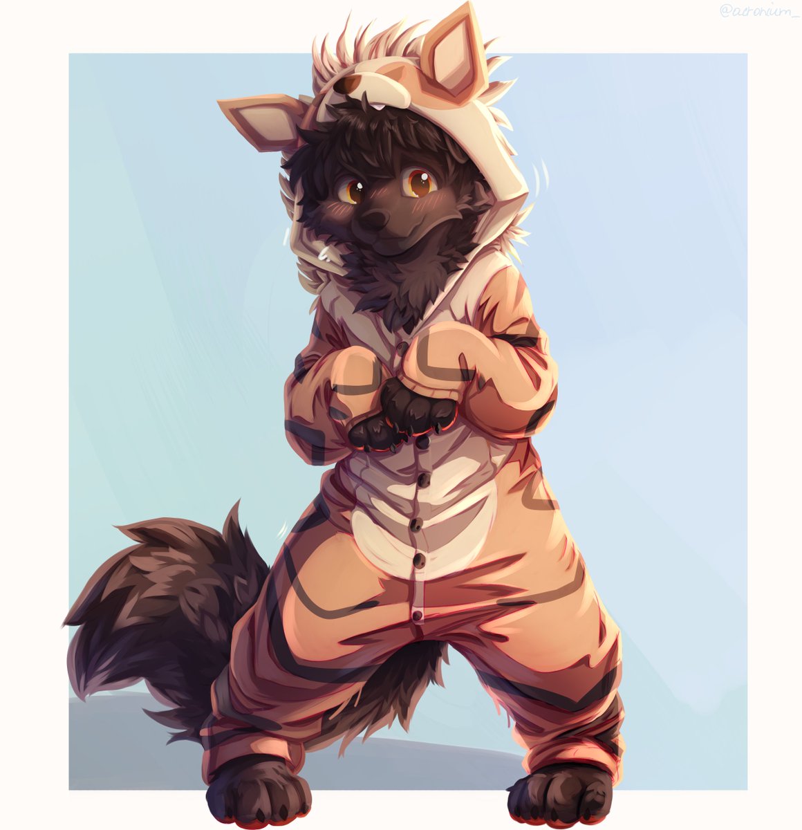 acronium_'s tweet photo. who made the dog turn red? :p
commission for @Kuraikorin https://t.co/M4e4xflXC5