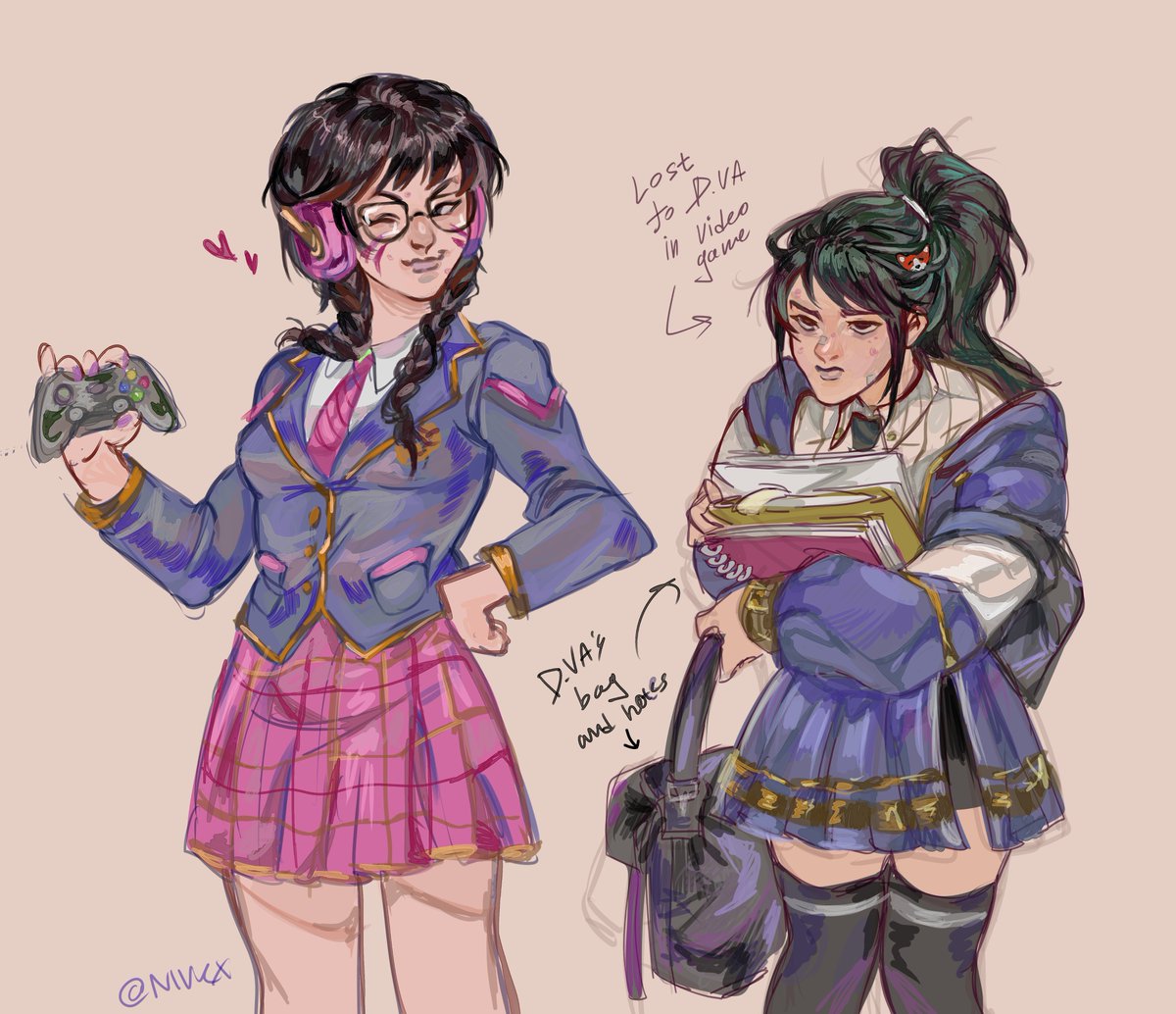nivkx61462's tweet photo. college stuff! 💕🌺

#kiriko #dva #overwatch https://t.co/ID0PWoCjwU