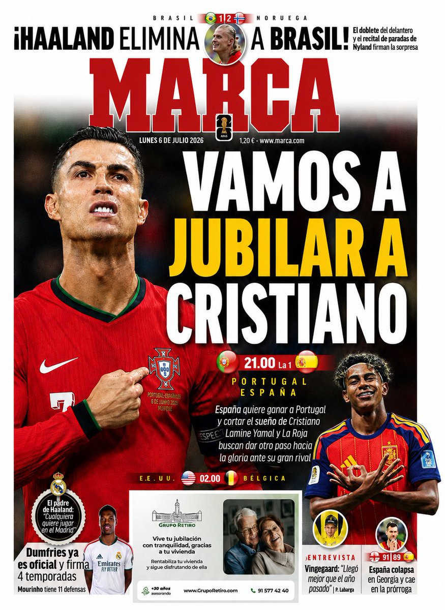 Javiserrate's tweet photo. Si tuvieseis cojones, la portada de hoy era esta. https://t.co/UxjEpJ0pv5