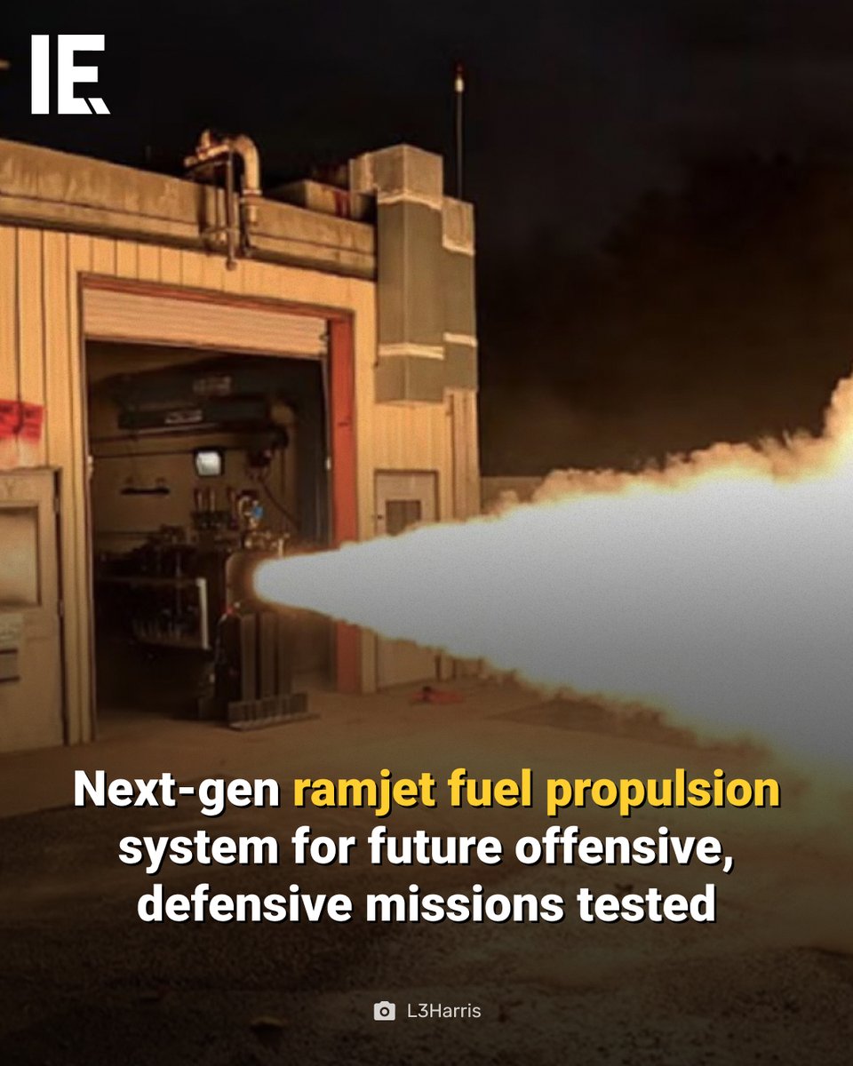 IntEngineering's tweet photo. With additional ground testing planned, the company is moving quickly from test data and refinement to tactical missile flight demonstration.
https://t.co/QP1mDMz2VY
#RamjetEngine #MissilePropulsion #DefenseTech https://t.co/6n0dDi3Yd2