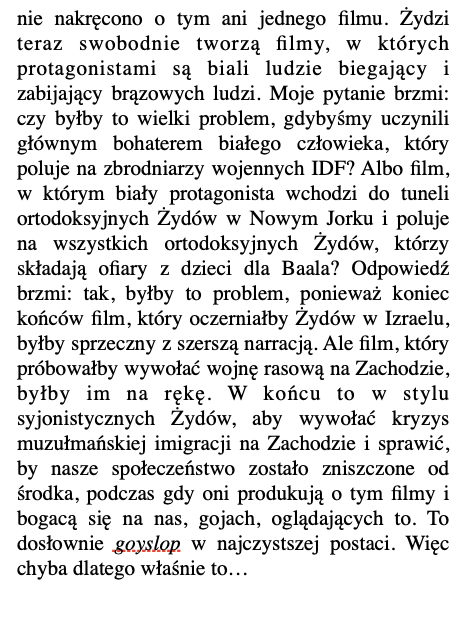 Wiktoratgmail's tweet photo. @lkwarzecha @PCh24pl To jest syjonistyczna propaganda normalizująca zabijanie całych rodzin, z prawnukiem założyciela komunistycznej partii USA i wnukiem przyjaciela ZSRR w roli głównej oraz syjonistą Bollem za kamerą. https://t.co/HUneD5yp6t