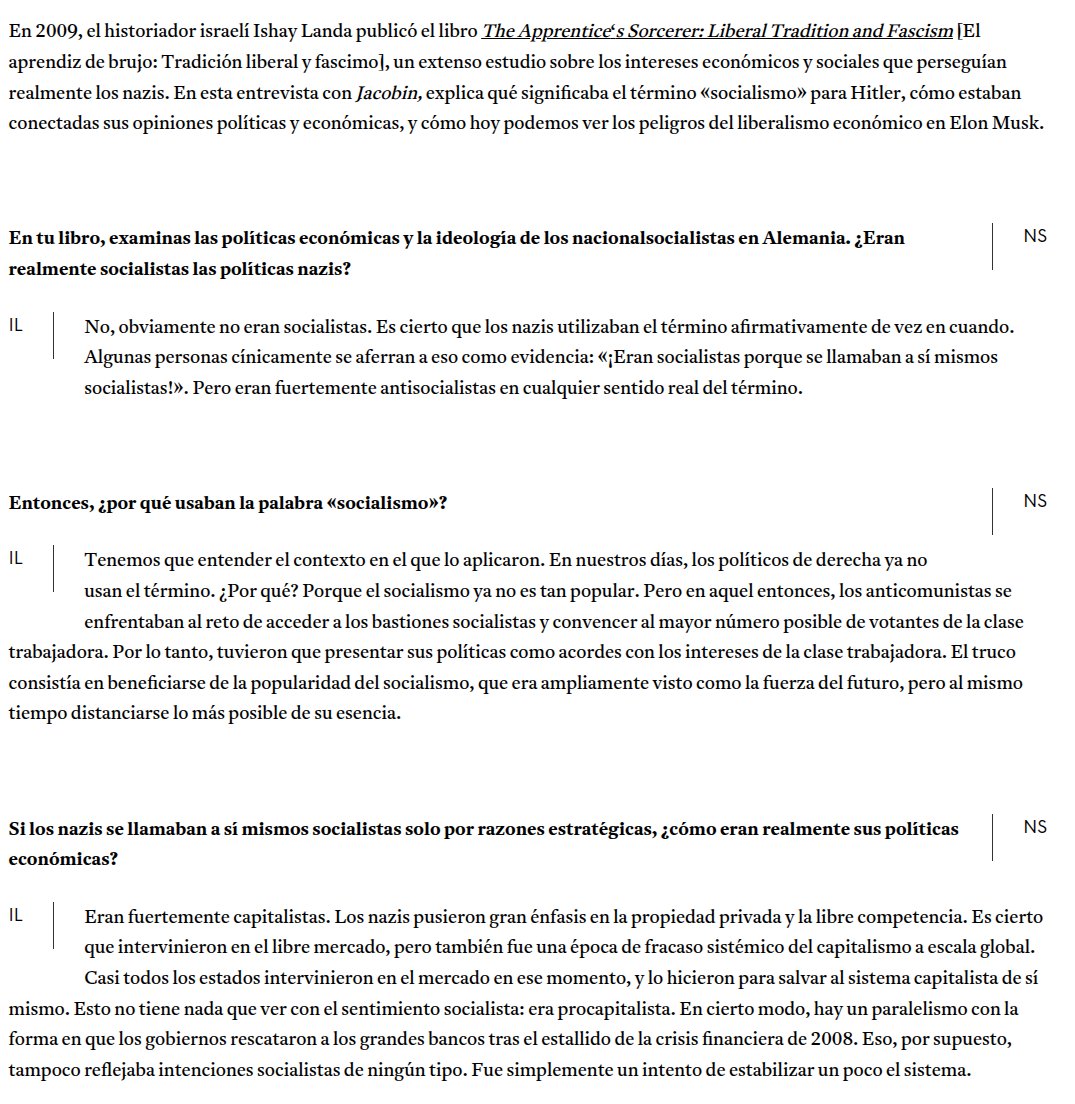 doritoreformado's tweet photo. @baisano_jalil @Gui_Baskerville @absurdoliberal https://t.co/R217Lj3C0p

lo reto a buscar una fuente academica que diga explicitamente que las politicas del partido nazi eran socialistas. https://t.co/VYJblWxr5C