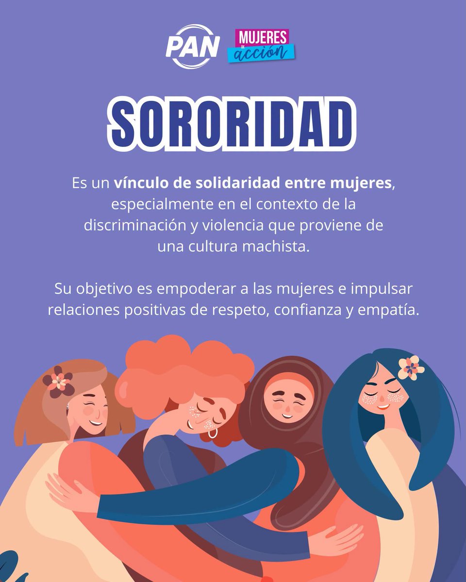 mujerespantam's tweet photo. 🟣 Y tú, ¿ya habías escuchado sobre la #sororidad?

#MujeresDeAcción #AcciónNacional #Tamaulipas https://t.co/aZzU8YL6DN