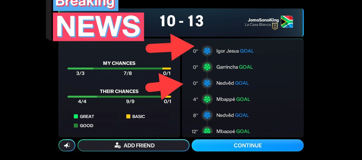 PerfectUkportu's tweet photo. @EASFCMOBILE I'm here again not for insults,but I want to know how this guy scored two goals in zero minutes... https://t.co/ZoGISUzpkM
