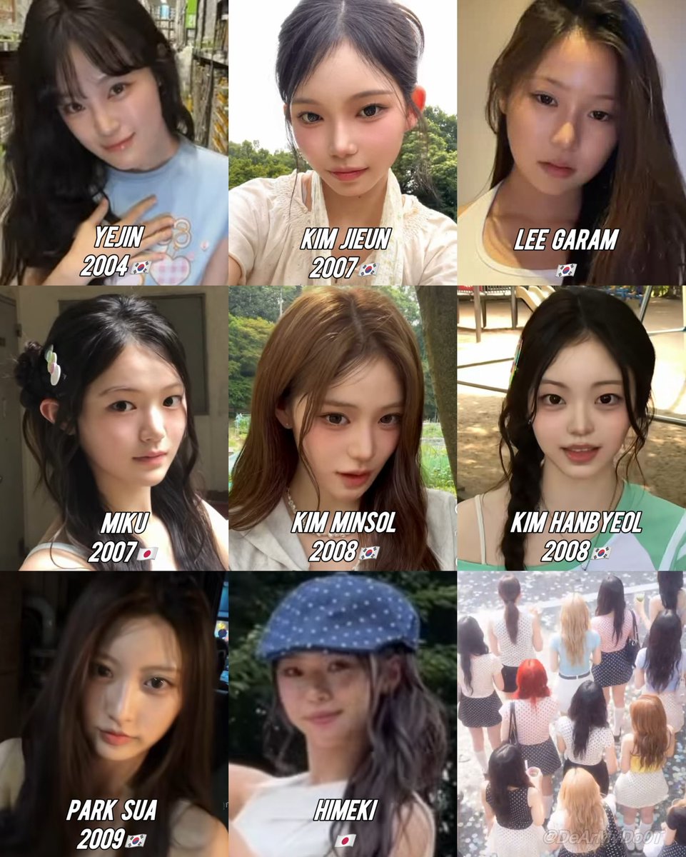 GGSURVIVALBR's tweet photo. A 3Y Corporation está lançando um programa de sobrevivência feminino chamado #Do0tProject!
Kim Hanbyeol de 2008 foi confirmada como trainee. Existem rumores de que Kim Minsol do ILAND 2 também se juntará ao programa.
Essas são as possíveis concorrentes até o momento:
#Do0t https://t.co/bzdBE8GNiJ