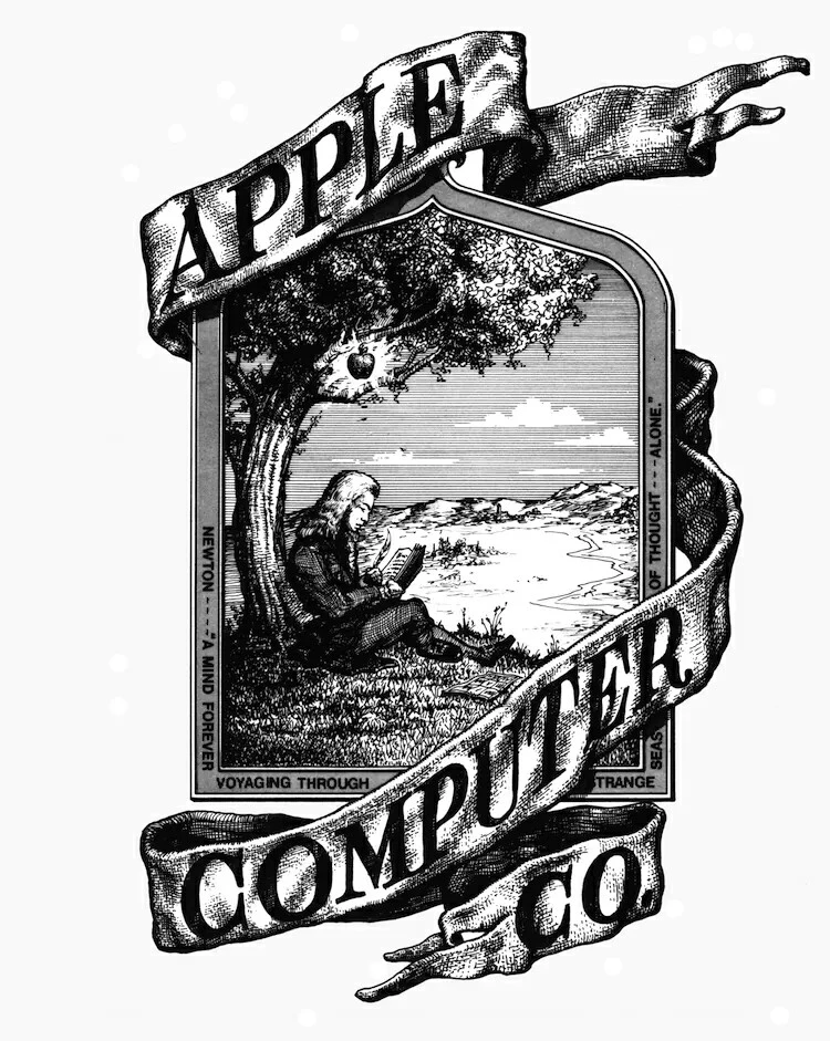 randgroup's tweet photo. Unpopular take: Apple's first logo is better art than anything the company shipped after it. https://t.co/PSs3TNcAFK