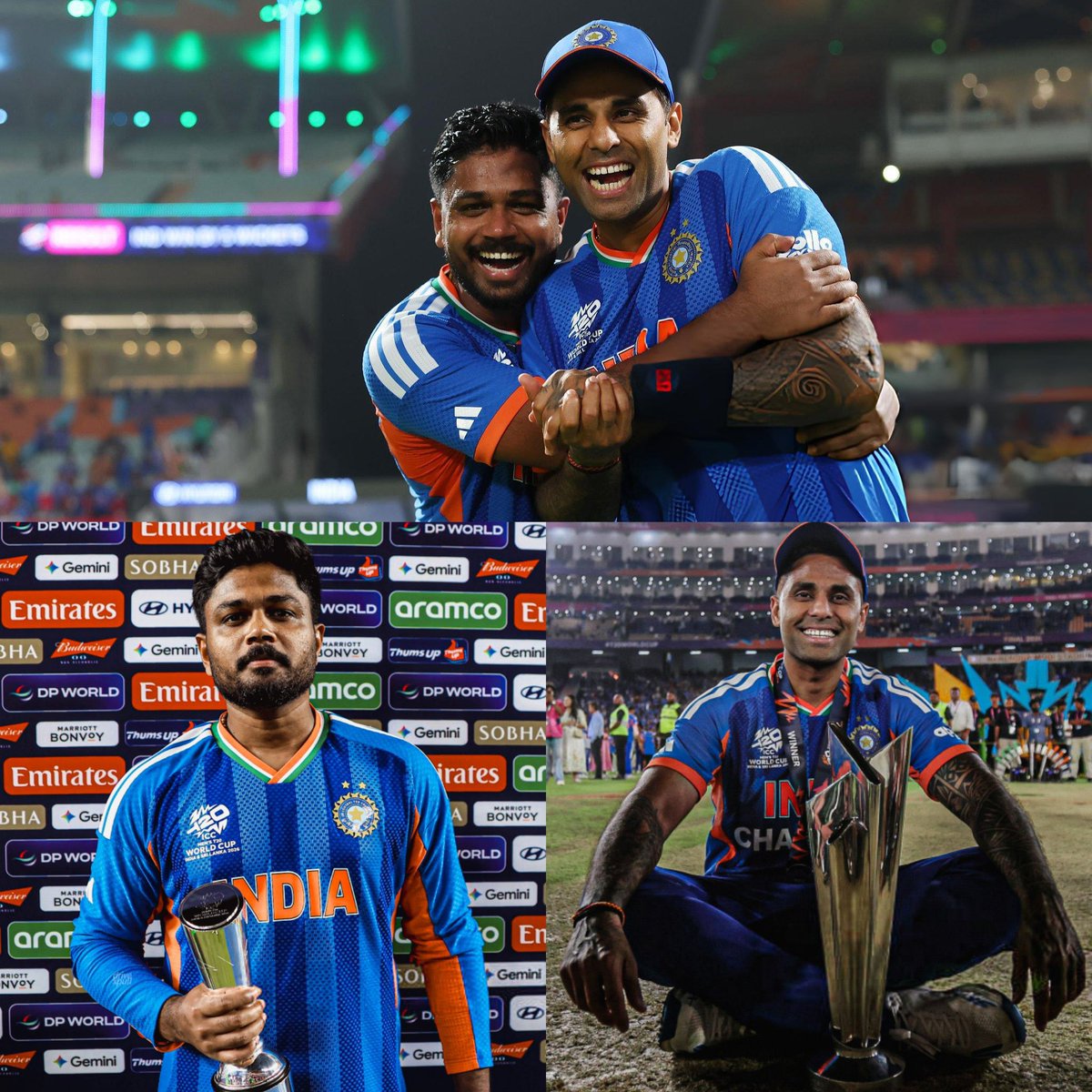 SPODA_AI's tweet photo. 🚨 TWO OF INDIA’S T20 WORLD CUP HEROES ARE OUT OF THE SQUAD.

Suryakumar Yadav — T20 World Cup-winning captain, unbeaten in T20I series as captain.
Sanju Samson — T20 World Cup Player of the Tournament.

Cricket can be brutally unforgiving. 💔

#TeamIndia #SuryakumarYadav #SanjuSamson #Cricket #INDvZIM