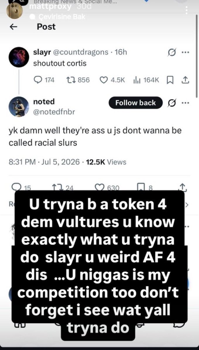 DaTiniestTaiga's tweet photo. calling slayr weird… while your a grown ass man that posted an ai picture of Jane in a Nazi uniform get a fucking life😭 https://t.co/n67hZr57vm