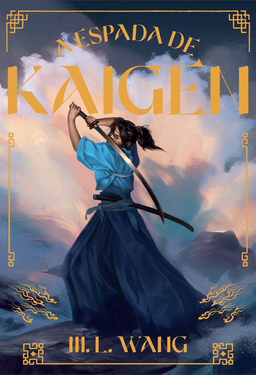 editoraaleph's tweet photo. 🚨 "A espada de Kaigen", de M.L. Wang, entra em pré-venda nos próximos dias! a tradução é de Beatriz D'Oliveira e a capa é de Pedro Fracchetta com ilustração de Diego Cunha https://t.co/ISQDDy1qrZ