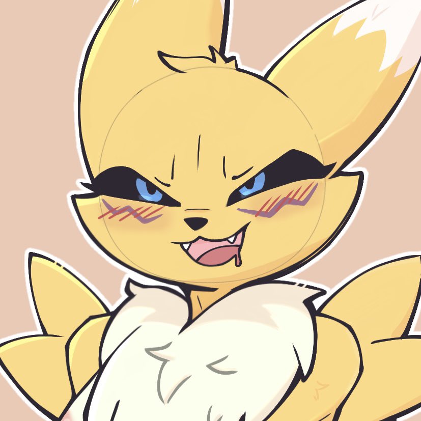EvilNipo's tweet photo. she’s hungry 🦐🔥 #digimonart https://t.co/Sslp1GzrQr
