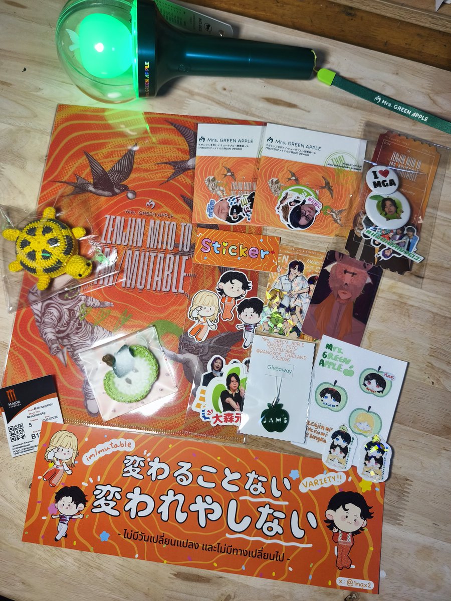 mamimairu's tweet photo. ขอบคุณกอว.จากทุกคนมากๆ เลยนะคับบ🫶 すごく楽しかった！
#ゼンジン未到とイミュータブル
#ZENJINMITOLIVEVIEWINGBKK2026 https://t.co/SD9VLx96ZW