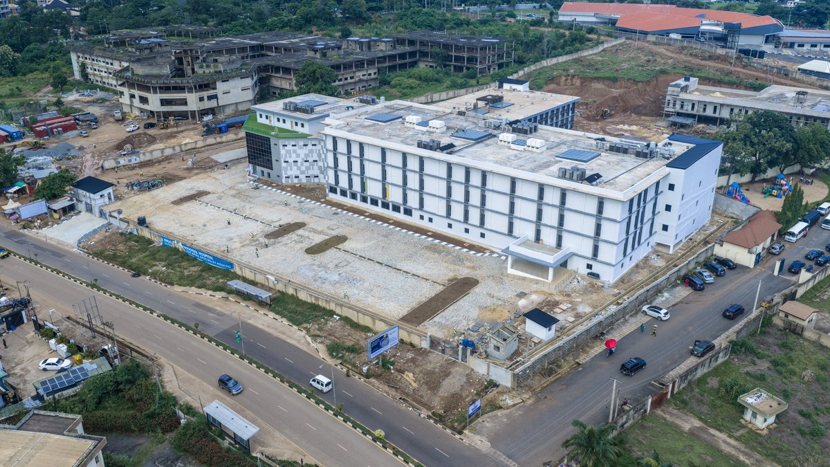 finegirlveeee's tweet photo. Bold leadership leaves visible results.

The 300-bed Enugu International Hospital is now 99% ready, another major milestone in Governor Mbah’s vision for a healthier and more developed Enugu. https://t.co/qHyGVTlRbt