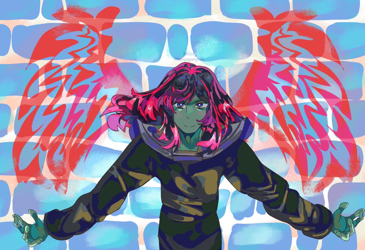 fenyxperyton_'s tweet photo. Original OC by: https://t.co/bXVpP8Mw13
#artfight2026ㅤ https://t.co/om9POB5dz7
