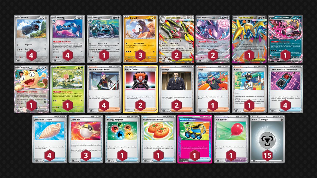 TempoPTCG's tweet photo. Mega Excadrill decklist. This deck is proving to be one of the frontrunners going into worlds. And I think a list similar to this is going to make a deep run at worlds. Taking winnable matchups into pretty much everything is nice as well. New BDIF? https://t.co/cNecUqPyYp