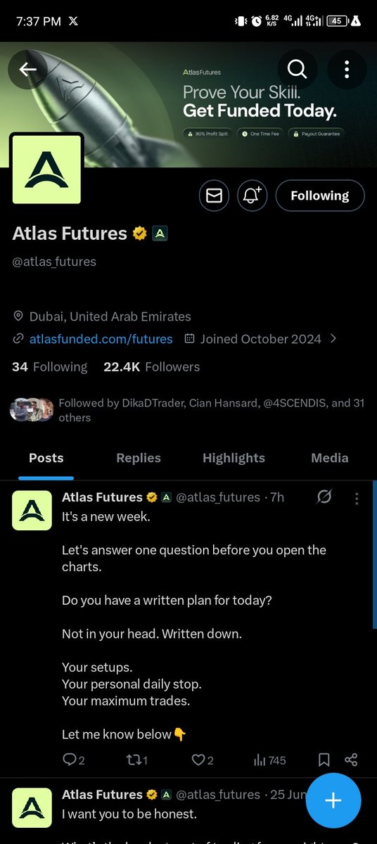 Akin0la4's tweet photo. @TRADEWITH_DAVID @atlasfunded @atlas_futures @IvanaAF @0x_Dubem 
@TweetbyTinny 
@dikadtrader01 https://t.co/XOIT8Atpmy