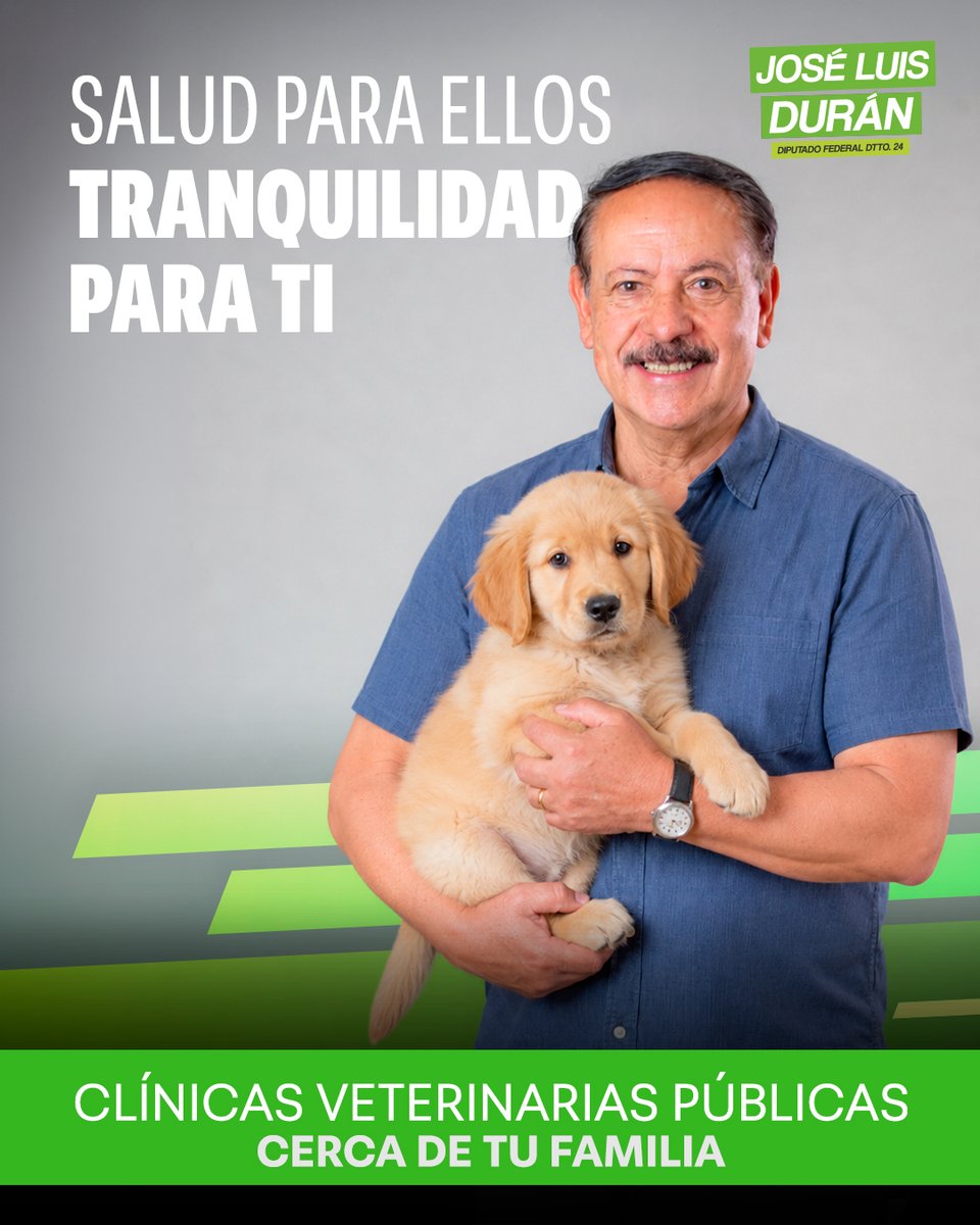 JLDuranMex's tweet photo. En el #partidoverde proponemos clínicas veterinarias públicas con vacunación, esterilización y atención de urgencias sin costo. Hay familias que no pueden solventar la salud de sus mascotas. Esta propuesta atiende una necesidad real y concreta.
#naucalpan #joseluisduran #somosverdes #verdeverdad
