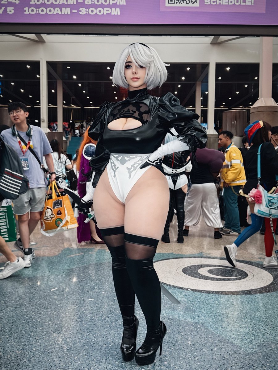 peachygirlmomo's tweet photo. 2B at Anime Expo 🖤🤍 https://t.co/fQOyECkVmS