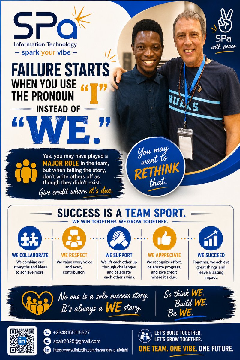 SundayPeterAfo1's tweet photo. #we vs #I 

Think we did it ... https://t.co/Uzplwz6v4c