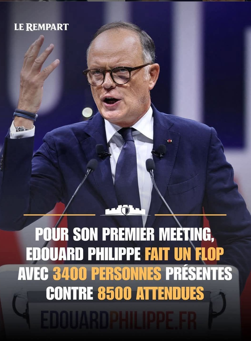 JCondamine's tweet photo. Et un discours creux comme un radis!!
Celui là même qui veut surtaxer les retraités ?
Et bien, il commence particulièrement mal sa campagne ! Personne ne veux d’un ancien premier ministre co-responsable avec Macron de la faillite dans tous les domaines de la France !!!!! https://t.co/eCcx8eRP2q