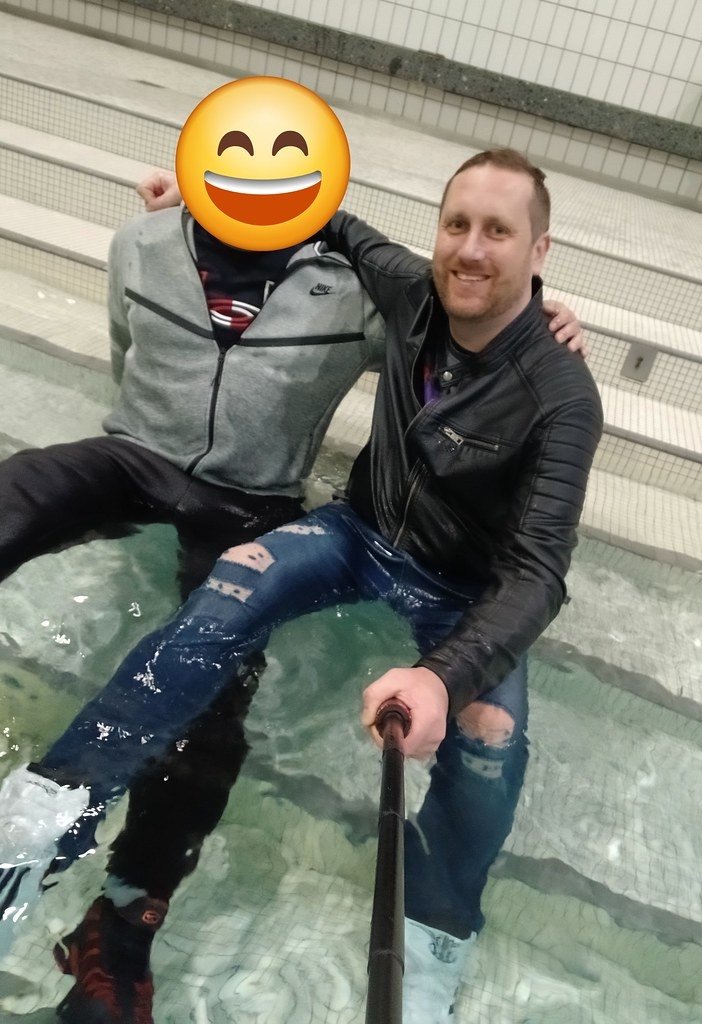 NickWetlook's tweet photo. Soaked at pool party #soaked #gettingwet #nickwetlook #wetfun #poolparty #wetlookcommunity https://t.co/MnZApYVmds