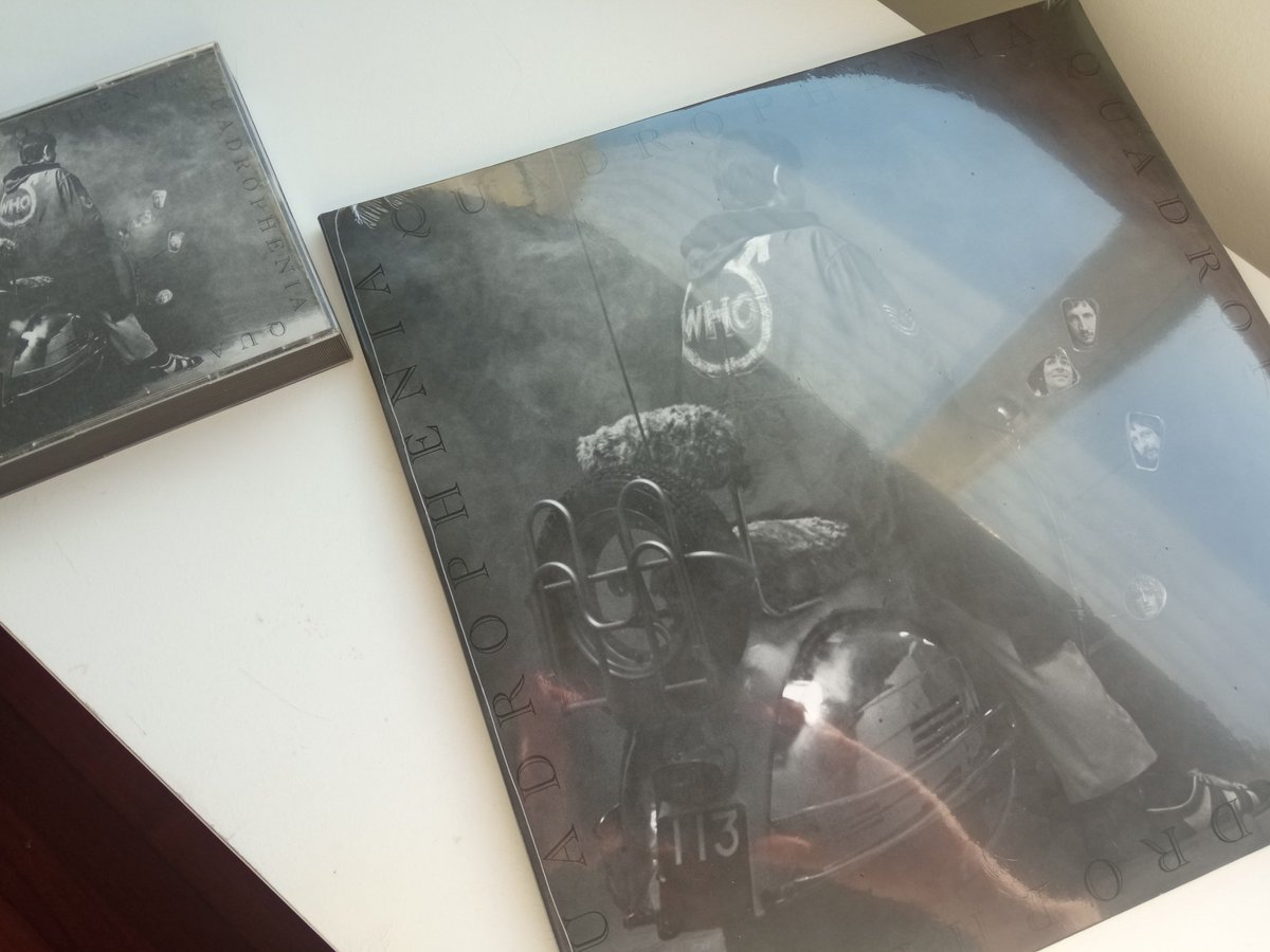 coleradedios's tweet photo. Verano de 1998, me encuentro el CD de "Quadrophenia" en una tienda de segunda mano. Hoy, gracias a @ModDogRecords me he podido hacer con la reedición en vinilo...😄 https://t.co/6VQXPSe09K