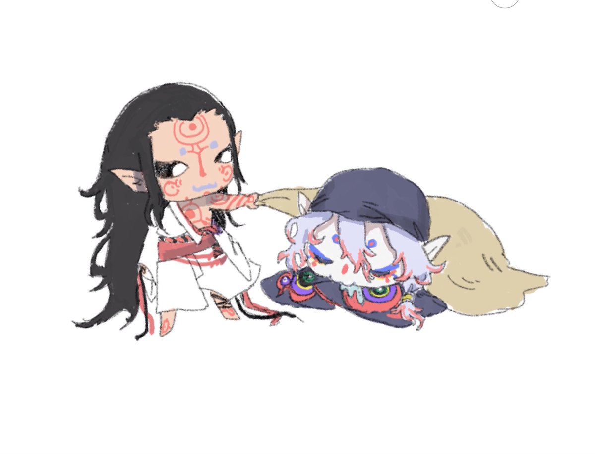 imomu2525's tweet photo. 元絵描き直すけど、可愛かったので落書きとして供養 https://t.co/Sn79s64bAq