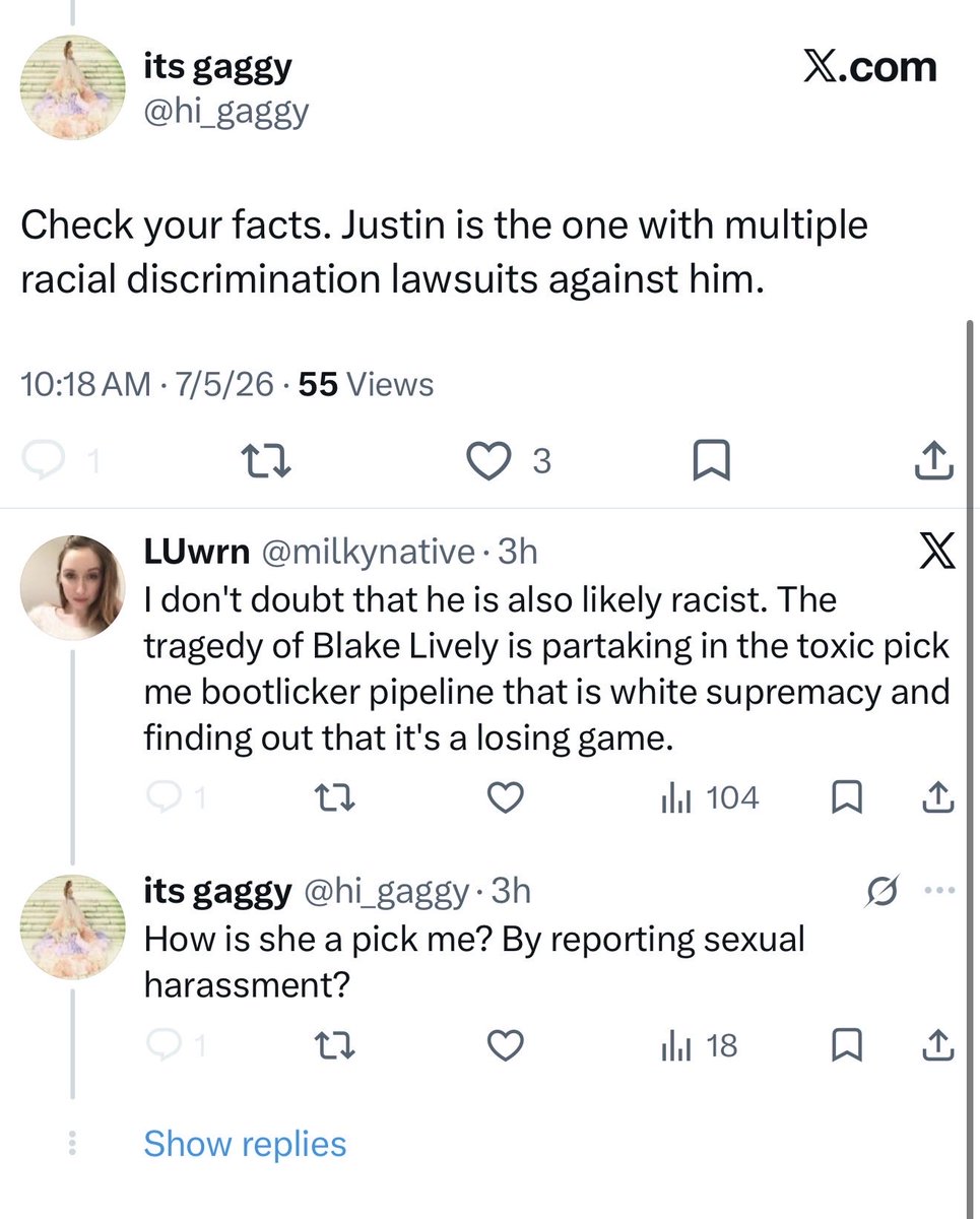 Jlin10697891's tweet photo. OH MY GOD!
They just keep making💩up in defense of Blake lively. Now Justin has MULTIPLE racial discrimination lawsuits 🤦🏼‍♀️
One of Justin’s best friend is a black man, the CEO that Blake lively told to bring her toilet papers, same man she accused of SH for looking her in the eyes https://t.co/e1zkhyg1GG
