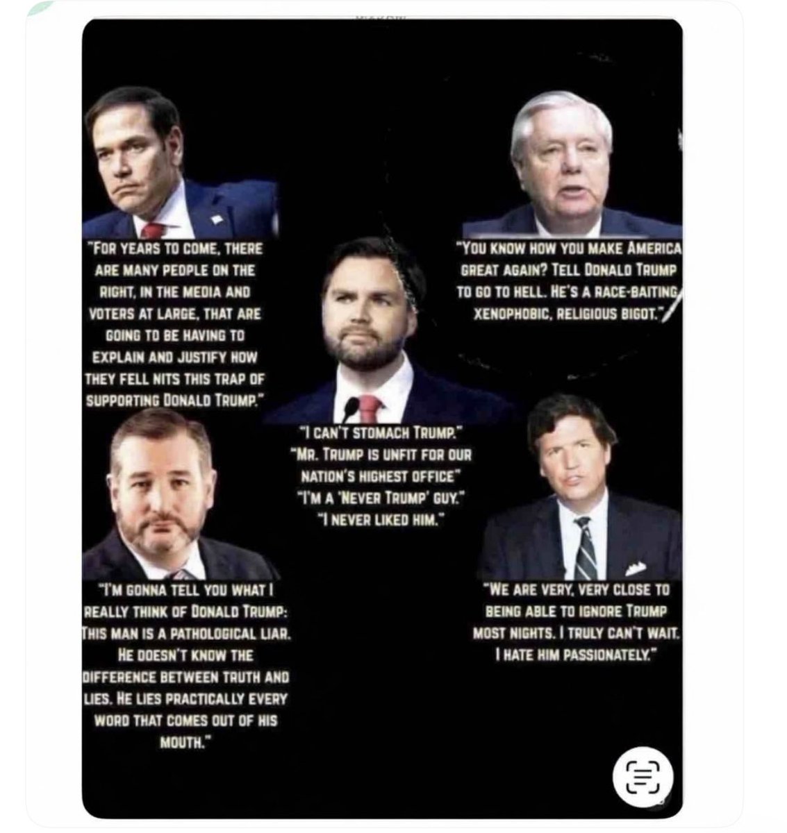 marlene4719's tweet photo. What they really thought of Trump before he put the screws on them. https://t.co/4TkuyMwwRI