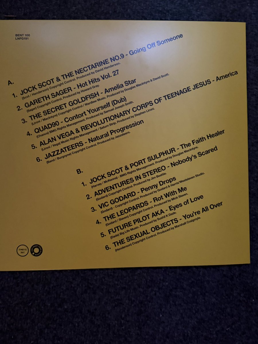 muzicgeezer's tweet photo. @ScotsPostPunk @NewWaveAndPunk @creepingbentorg @NeilCooper1 @GrantMcPheeFilm @caroline_binnie @Liz_Kentish @Carolyn_on_X @GCPunkNewWave @the_bluebells1 @FRETSCONCERTS What a label 👌 and what a fantastic collaboration with @LNFGlasgow for the labels last swan song pure magic 😍 https://t.co/9LMTtlbQfN