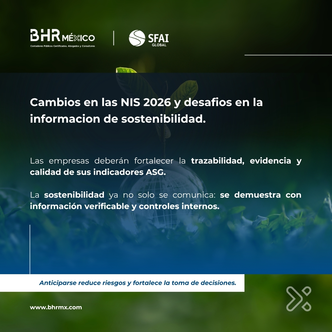 BHRmexico's tweet photo. 🌱📊 La sostenibilidad ya no se mide por intención, sino por evidencia.

Conoce los principales cambios, riesgos y oportunidades en nuestro nuevo boletín. 👇

🔗 https://t.co/0FV01jWa3a

💡 Anticiparse hoy puede marcar la diferencia en la toma de decisiones de mañana. https://t.co/kR42WqfAsK