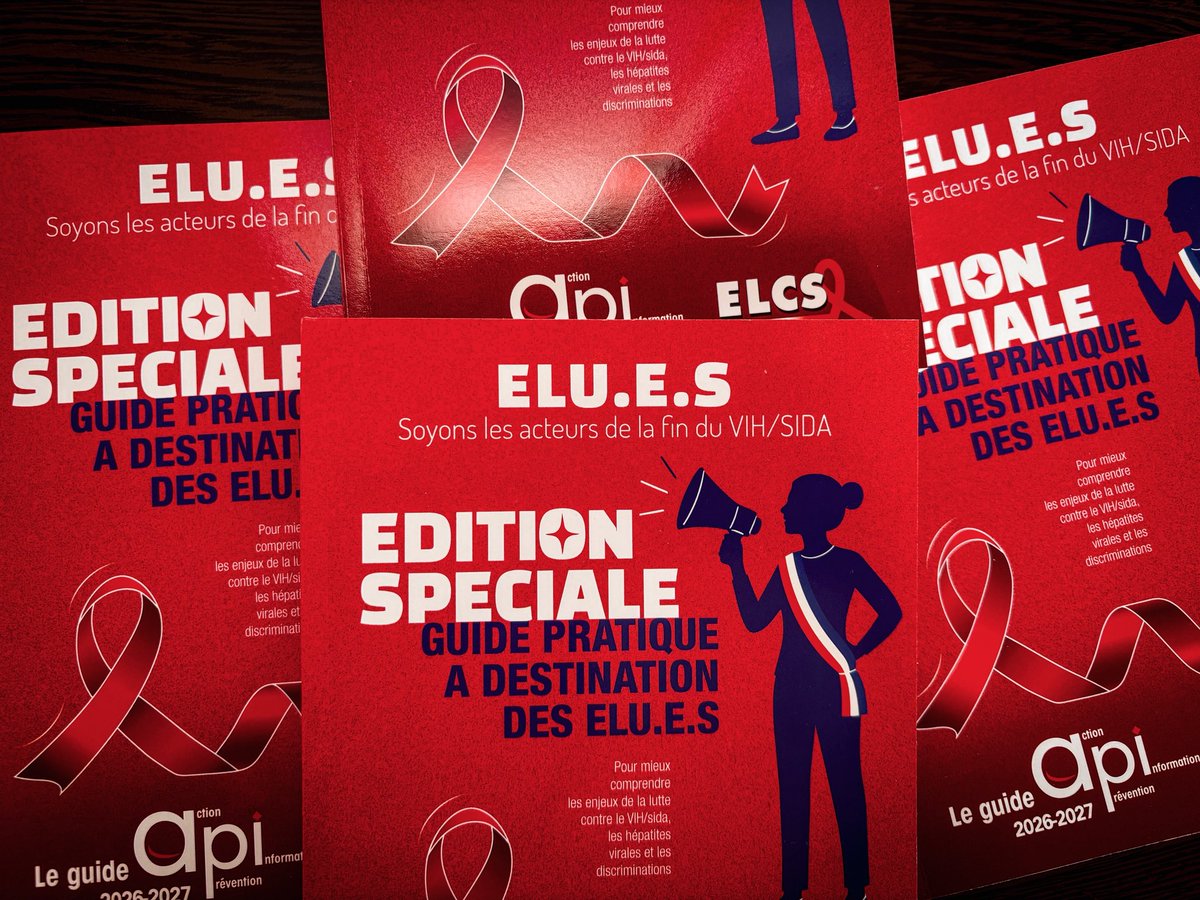 brigitte_liso's tweet photo. Parution du 31�� Guide API (Action, Prévention, Information), réalisé avec @JeanLucRomero et @ElusContreSida.

Il dresse un état des lieux, revient sur les investissements engagés et présente de nouveaux leviers d'action.

En 2026, le sida demeure trop souvent invisible. Avec ses 16 000 élus locaux, @ElusContreSida poursuit son engagement pour renforcer la prévention, lutter contre les discriminations et faire avancer la lutte contre le VIH/sida.

Toujours ensemble pour une France sans sida d’ici à 2030 ! ✊