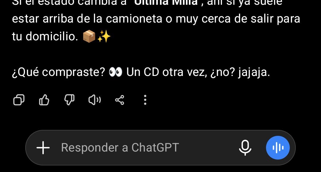 julietaacaselli's tweet photo. dale chat gpt, buenisima esa de recordarme q gasto plata unicamente en pelotudeces 😘😘😍 https://t.co/Ra98hZcrdd