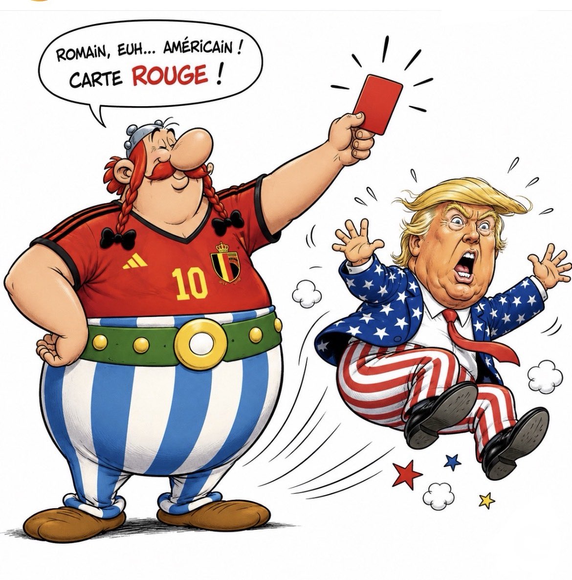 ikazban's tweet photo. Les Belges n’ont même pas peur ! @BelRedDevils #fifaworldcup #CoupeduMonde #USA #Belgique #Cartonrouge https://t.co/61TucBC9cO