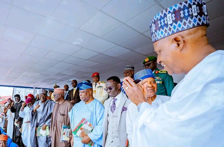 Ahmad_Gogel's tweet photo. The Federal Government has reiterated its resolve to modernise the Nigerian Armed Forces with cutting-edge technology to address emerging security challenges.

Speaking on behalf of President Bola Ahmed Tinubu at the closing ceremony of the 2026 Nigerian Army Day Celebration and the African Land Forces Forum (ALFF) in Port Harcourt, Vice President Kashim Shettima said the administration remains committed to providing the military with modern equipment, improved training, and the capabilities needed to safeguard lives, property, and national security.