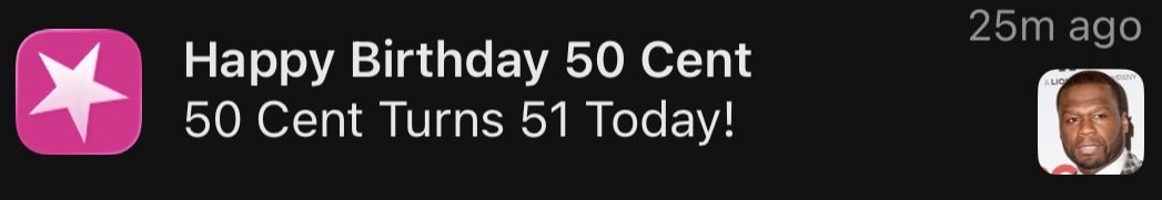 TeamGBForLife's tweet photo. I guess now he should be called 51 Cent. Happy birthday to the legendary rapper that is @50cent 🎉💙 https://t.co/5fYomhAVvk