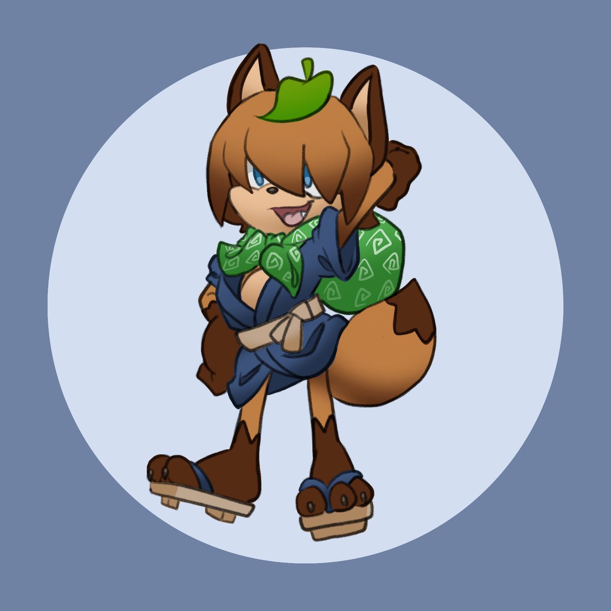 Lum467's tweet photo. @cl0udussy was dropping some adopts so I just had to get this Tanuki OwO. Meet Mochi chat :D https://t.co/k6xOluuLm2