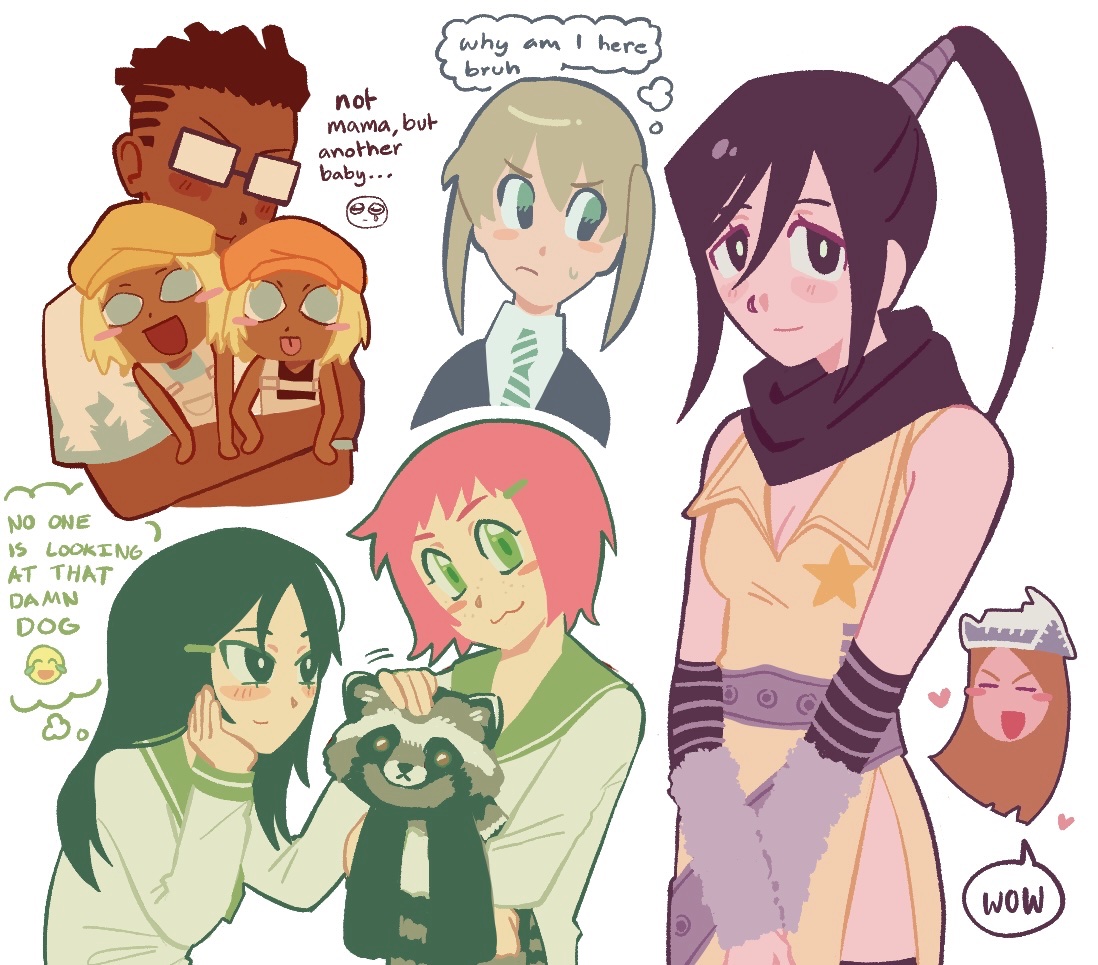 mobpsychover's tweet photo. I wanted to try doodling some characters I don’t draw very often ^_^ #souleater https://t.co/BvzATqdde3