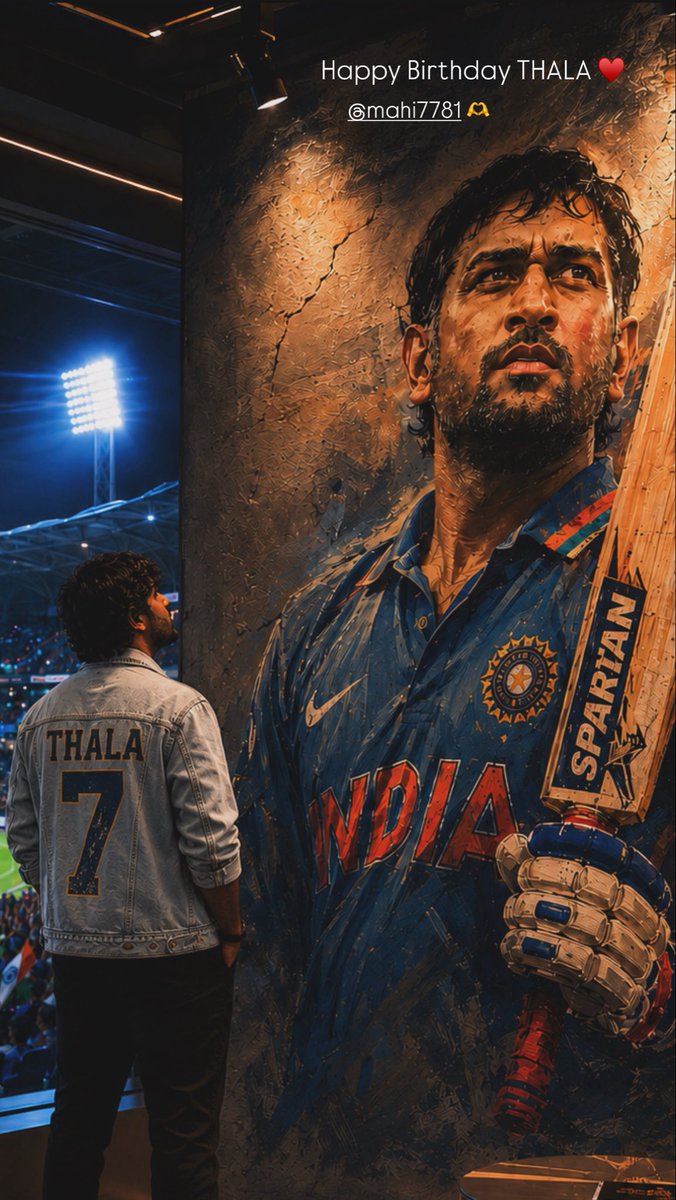 narayananaidu4's tweet photo. #HappyBirthdayDhoni ♥️
#thala 🫶 https://t.co/0JsCRlE6Dc