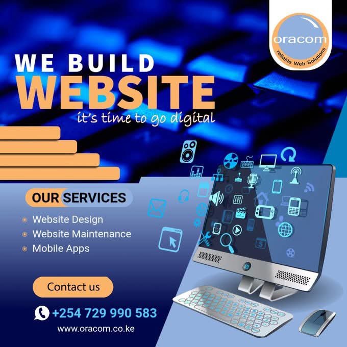 dev_muhoho's tweet photo. From concept to launch, Oracom builds tech that works for you. We handle development, integration, and beyond. Peep the image below! Get in touch: +254709368488 | developer@oracom.co.ke | https://t.co/a0Fk2jtyPD #Oracom #TechSolutions https://t.co/9TSNZ0pXKj