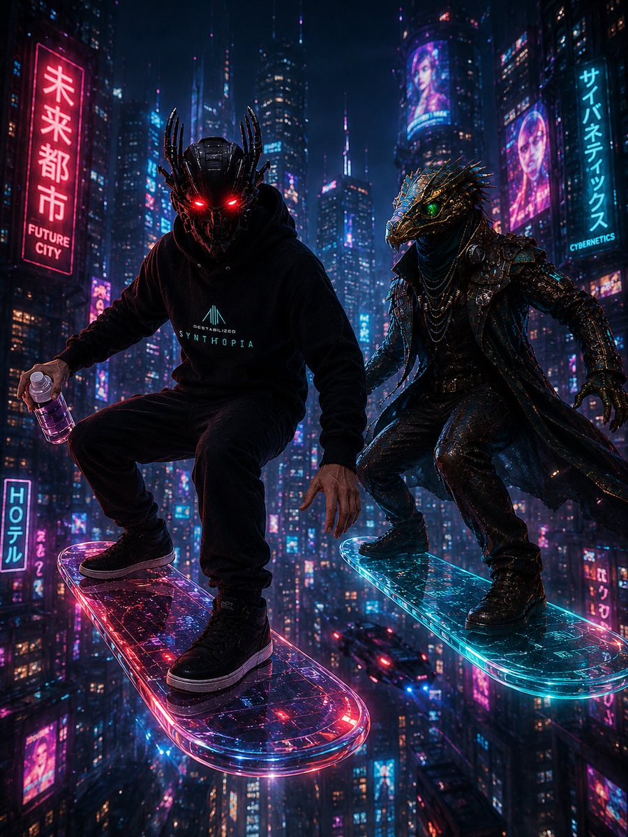 dogethecount's tweet photo. Just dropped a new scene in the Synthtopia Arena. (@Dogethecount) is climbing 🚀
Just riding our boards in our future city 
Enter the Arena → https://t.co/cUhWkX5zhr @synthtopiaworld

#SYNTHARENA #SYNTHTOPIA #CroFam https://t.co/Tl8pu22pay