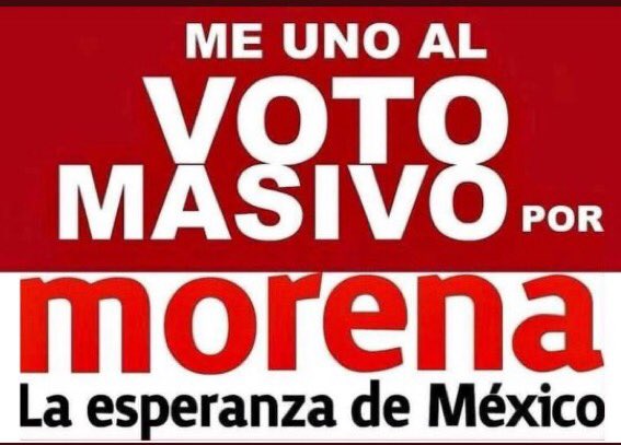 g0art____'s tweet photo. @ChumelTorres ..........

#4T      M O R E N A - La esperanza de MÉXICO 🇲🇽
VOTO masivo por - M O R E N A -
#4t
#presidenciaAMLO
#4taTransformación
. https://t.co/YTA6kFFfMC
