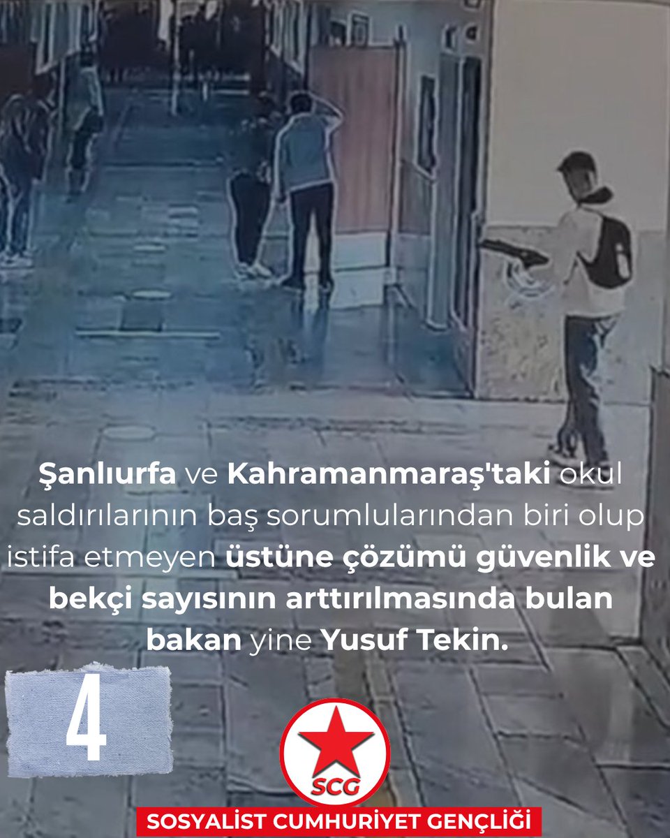 ResmiSCG's tweet photo. Sermaye ve Tarikatın bakanı Yusuf Tekin'in Kurtuluş Savaşı kelimesini kaldırma girişimi gençleri tarikatların pençesine atma çabasının somut göstergelerinden biridir. 

MESEM ve ÇEDES'ten, okul saldırılarından sorumlu tarikatın bakanı Yusuf Tekin derhal istifa etmelidir! https://t.co/mvecFVx5s7