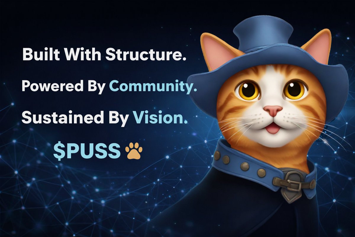 PussFi_FNDN's tweet photo. Building trust takes time. Through consistent development and an engaged community, $PUSS is working toward a stronger and more resilient blockchain ecosystem.
#PUSS #CryptoCommunity #BlockchainFuture https://t.co/e4wLSzTO9P