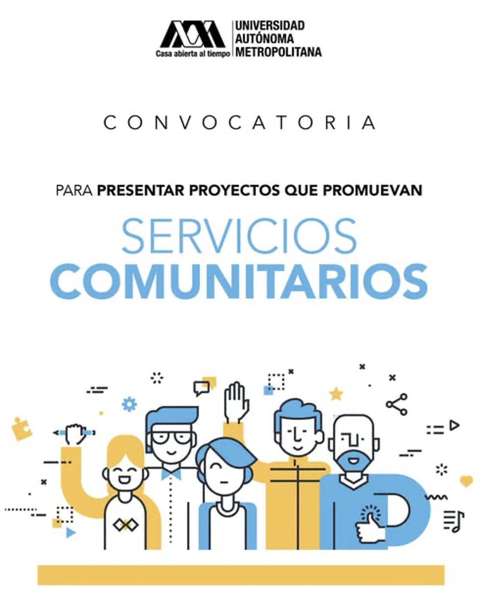 alephUAM_A's tweet photo. 🔎 CONVOCATORIA para presentar Proyectos que promuevan Servicios Comunitarios 👇
💻 https://t.co/Vj4HYux70J

🔖🔖 La documentación deberá ser enviada a la Rectoría General, a más tardar el 7 de julio de 2026 al correo rectorgral@correo.uam.mx🔖🔖

#SoyUAM #ConvocatoriasUAM https://t.co/hAUoeZ3I4s