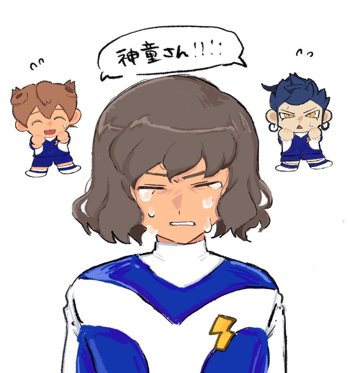 Pappapappa_pa's tweet photo. これはなんか最近はやってるミニキャラを頭の上で回すやつやりたかったけどアニメーションに挫折してやめたやつ https://t.co/EaCY0YPX9m